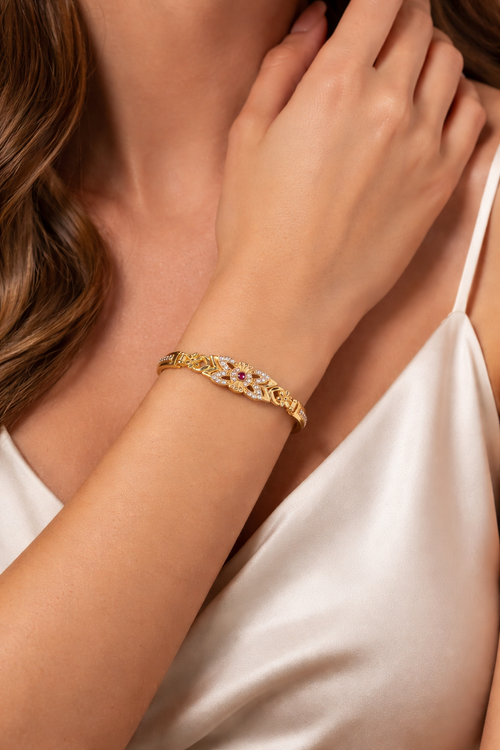 Aurelia Butterfly Stainless Steel Anti Tarnish Bracelet