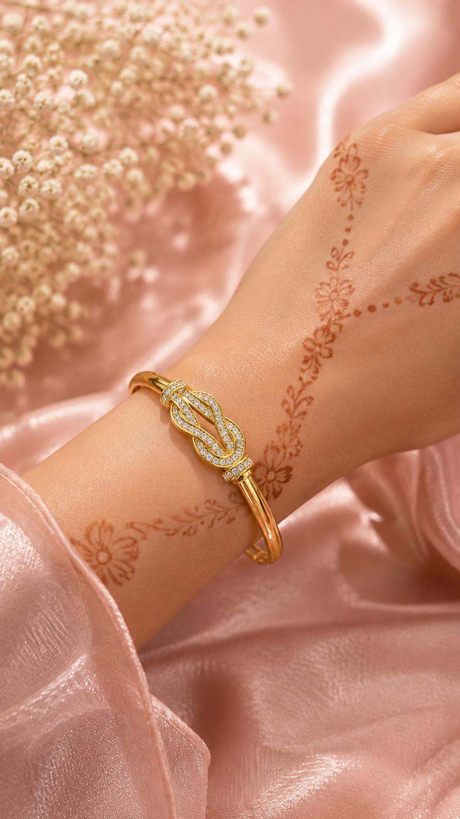 Infinity Knot 316L Anti-Tarnish AD Bracelet