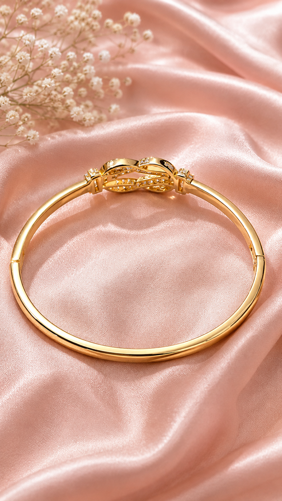 Infinity Knot 316L Anti-Tarnish AD Bracelet