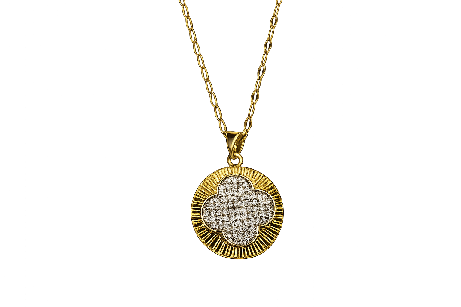 Elegant Gold-Finish Anti-Tarnish Pendant