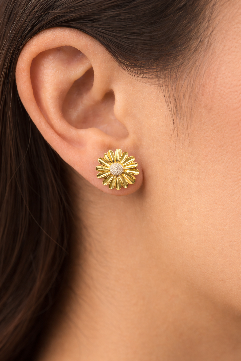 Anti-tarnish Stainless Steel floral studs