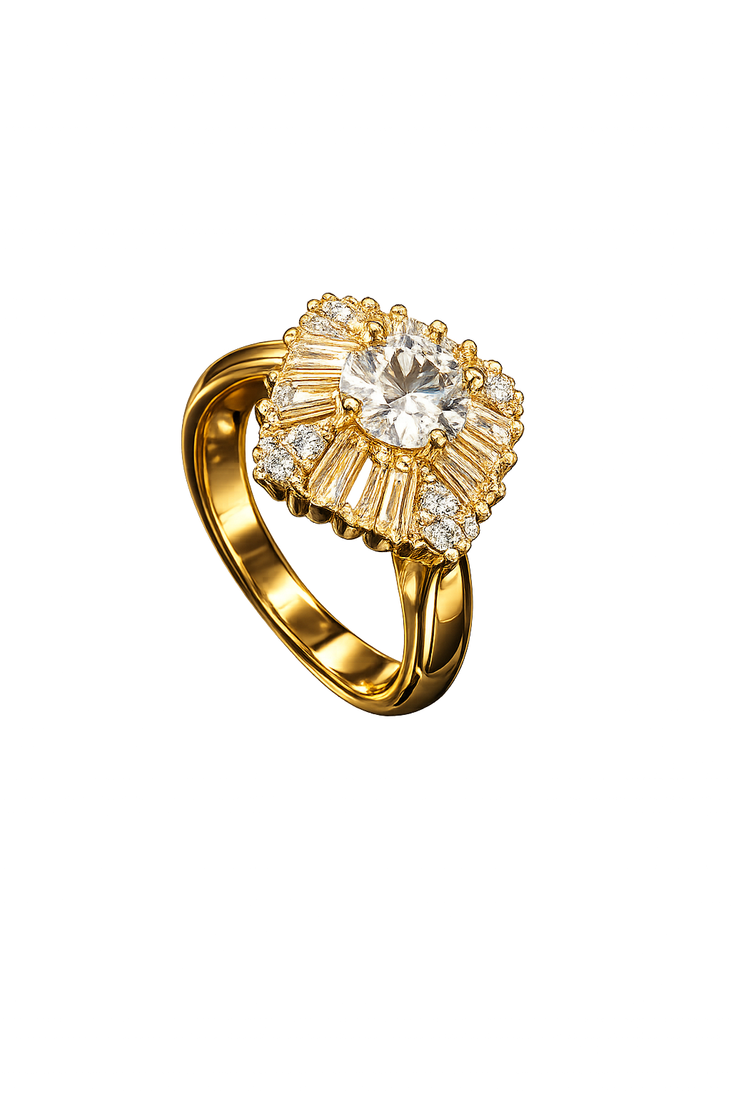 Radiant Halo Anti Tarnish Stainless Steel Ring