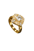 Radiant Halo Anti Tarnish Stainless Steel Ring