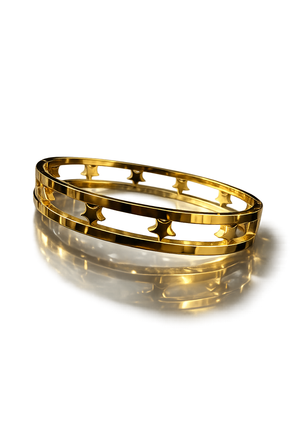 Celestial Starline Anti Tarnish Stainless Steel Gold Bracelet
