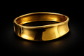 Elegant Stainless Steel Anti Tarnish Gold Finish Classic Bangle Bracelet
