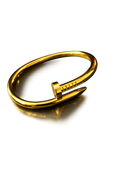 Classic Golden Nail Anti Tarnish Stainless Steel Cuff Bracelet