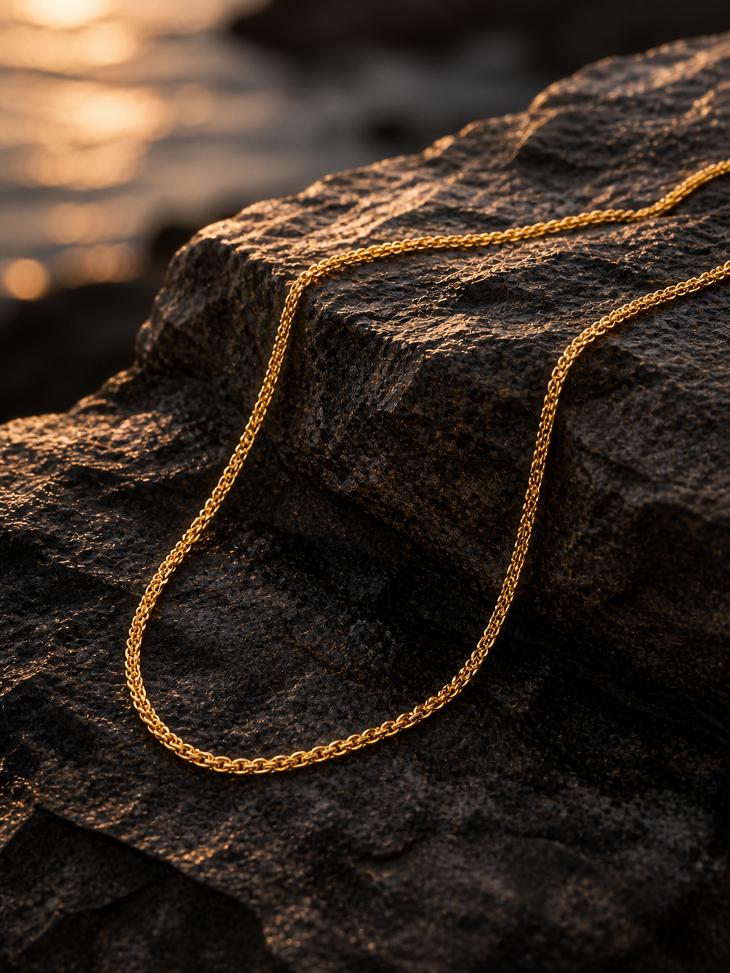 Imperial Glow Golden Edge Chain