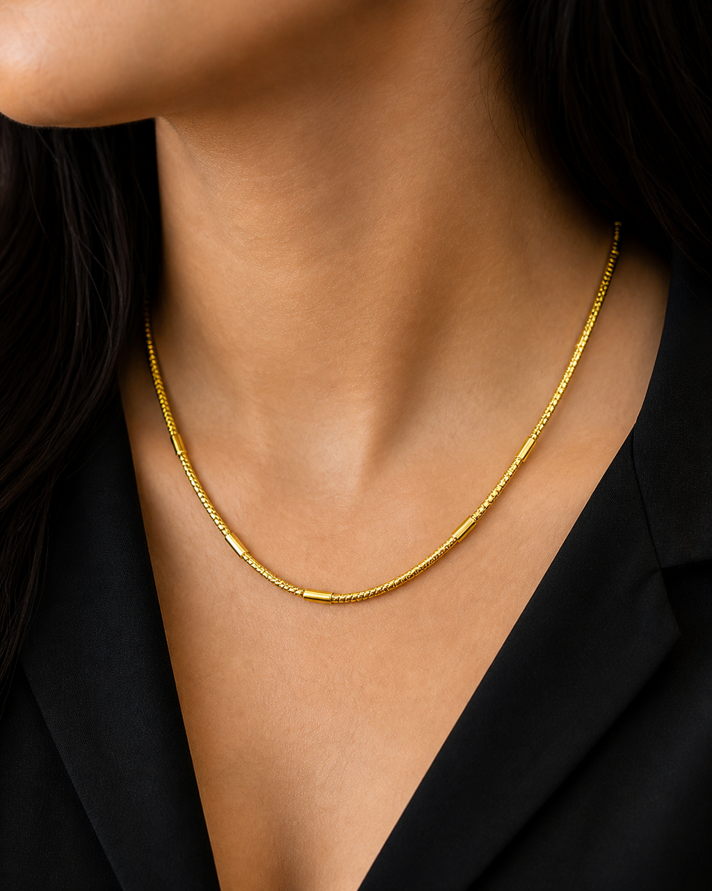 Elegant Snake Chain Necklace