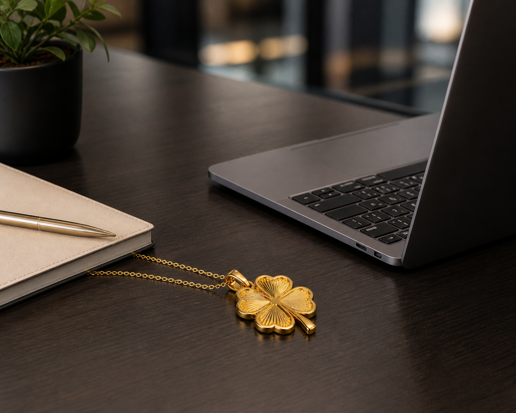 Classic Four Leaf Clover Pendant