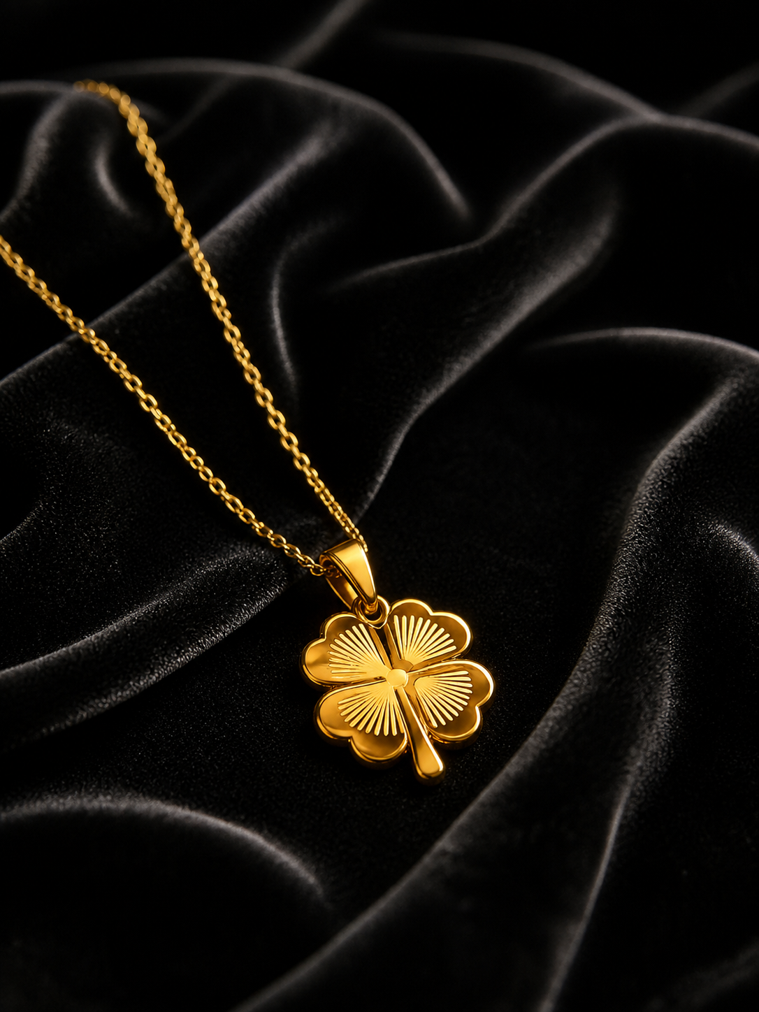 Classic Four Leaf Clover Pendant