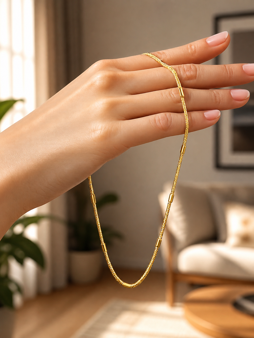 Elegant Snake Chain Necklace
