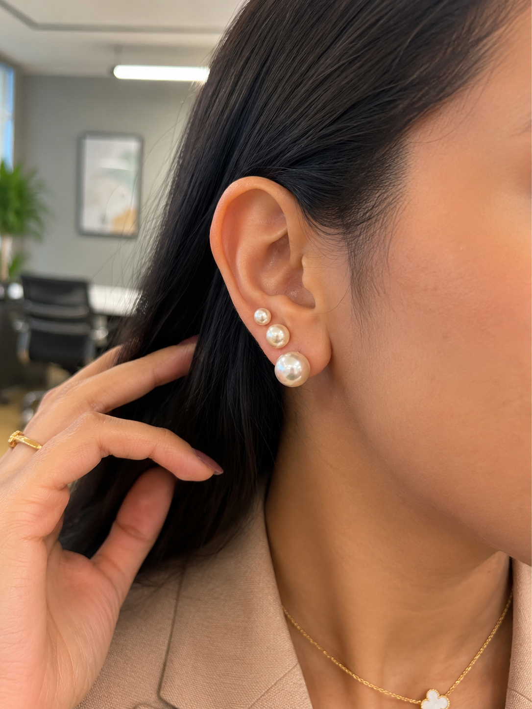 Elegant Pearl Stud Collection