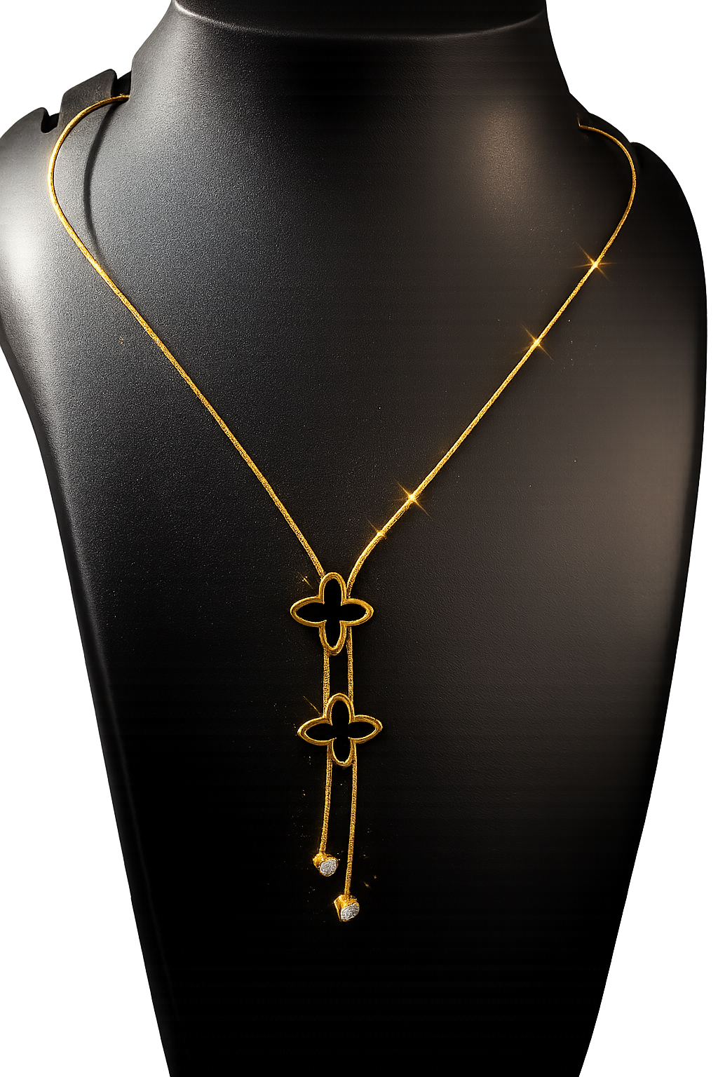 Celestia Clover Anti Tarnish Stainless Steel Pendant Chain