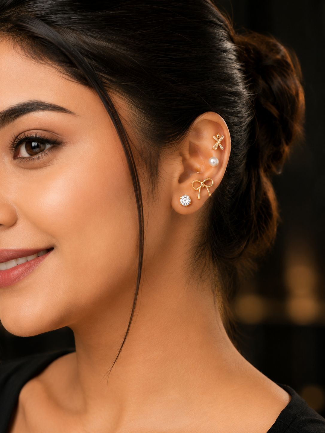 Luxe Charm 5-Pair Earring Set
