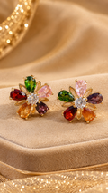 Royal Blossom Multicolor Earrings