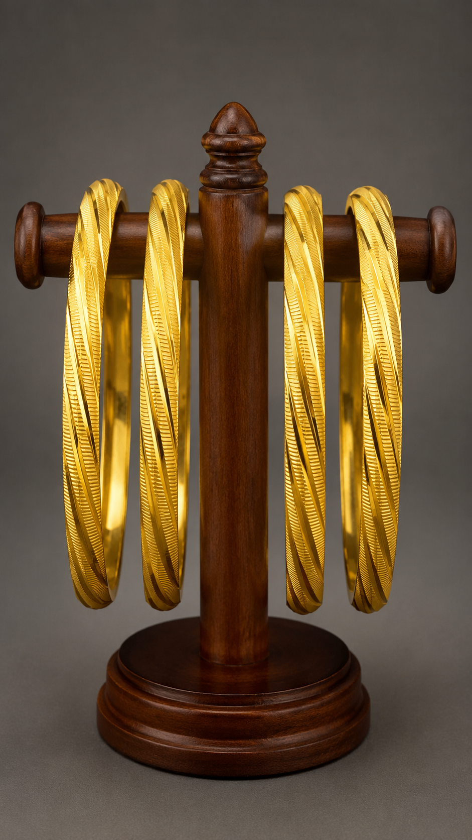 Classic Twist Anti Tarnish Stainless Steel Daily Wear Bangles