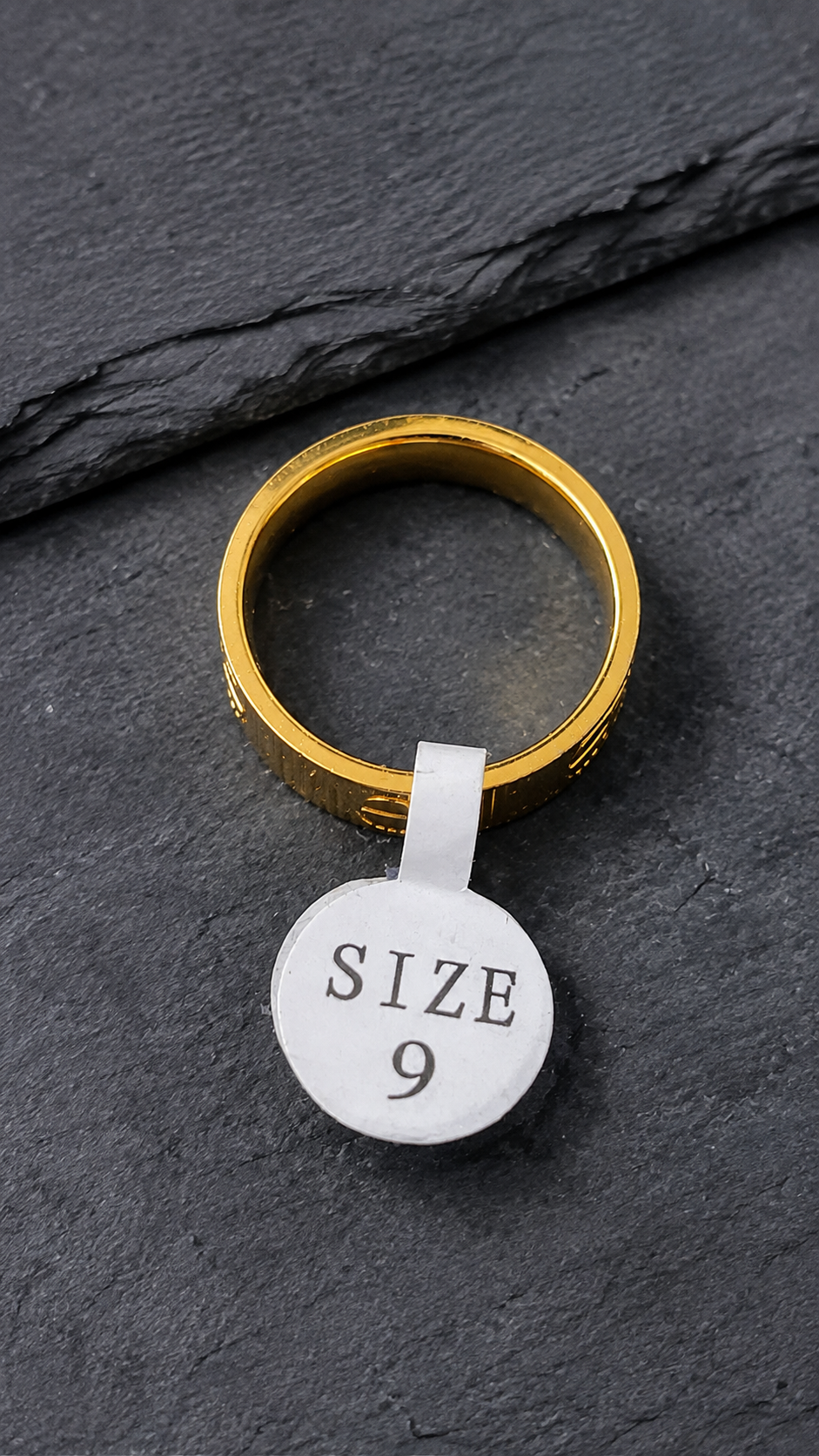 Ribbed Screw 316L Anti Tarnish Ring