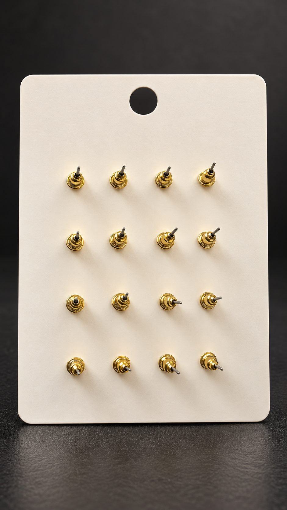 Multicolour Marbled Ball Stud Earrings