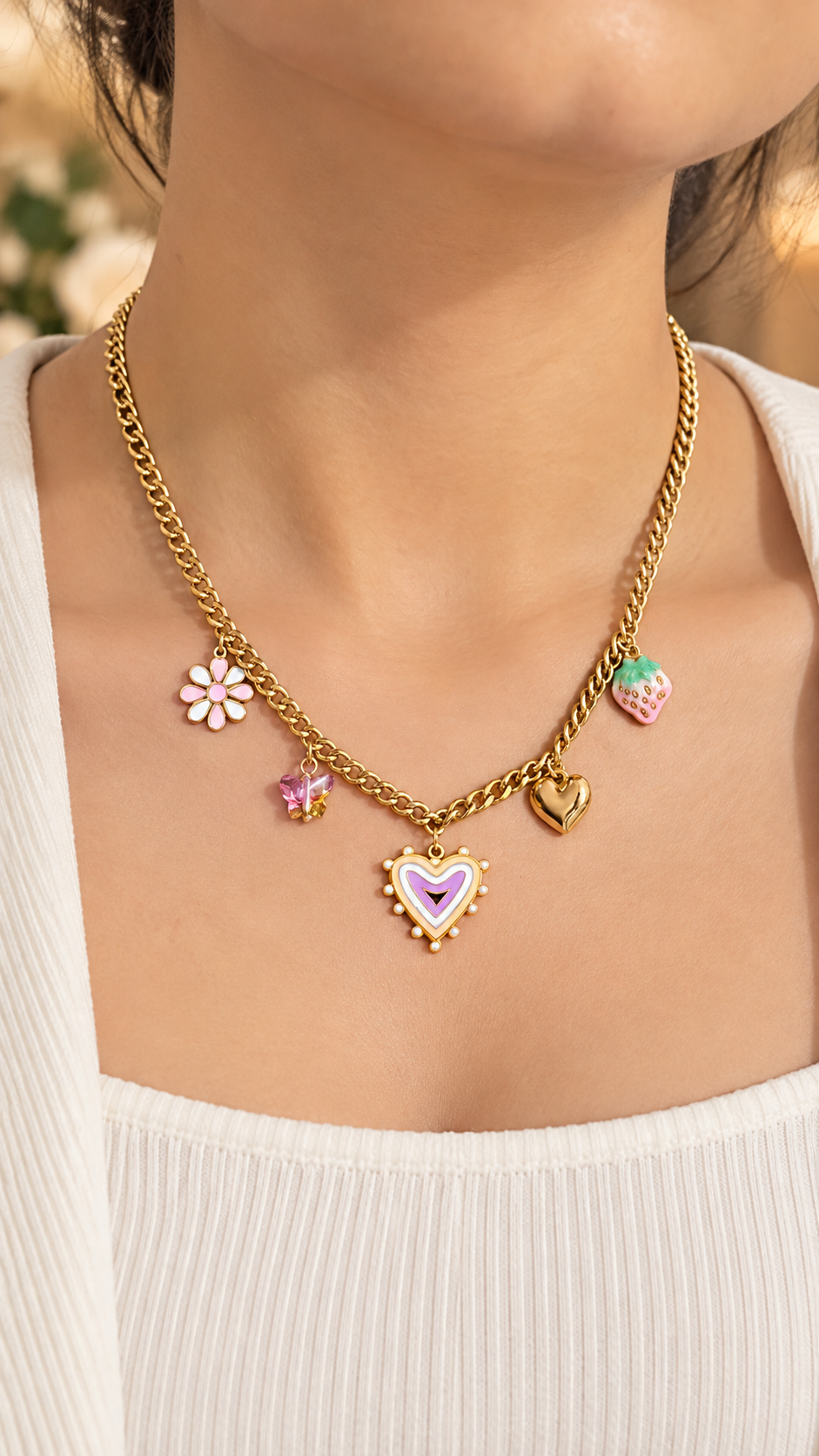 Whimsy Charm 316L Anti-Tarnish Necklace