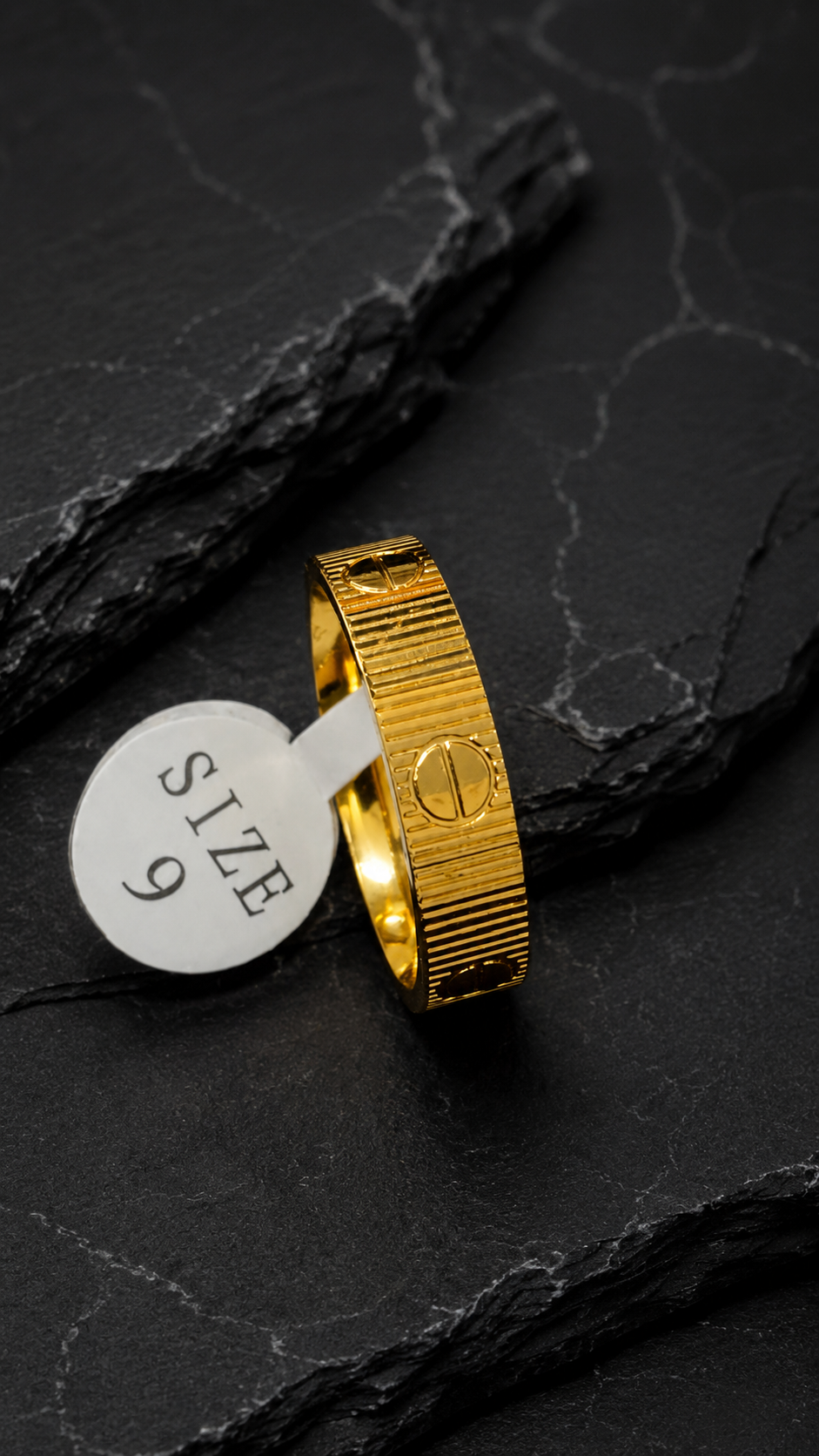 Ribbed Screw 316L Anti Tarnish Ring