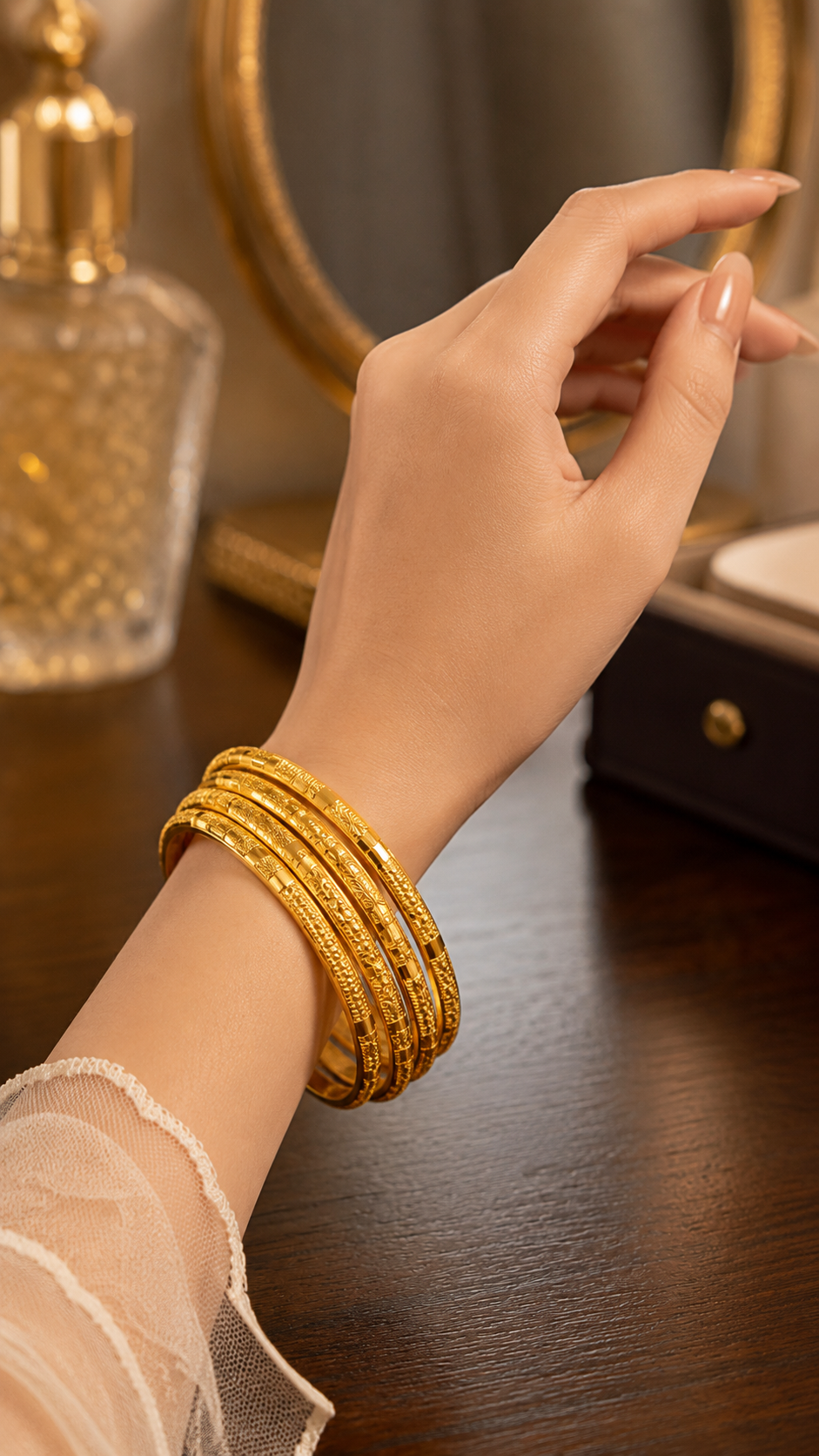 Suncrest Gold Bangles