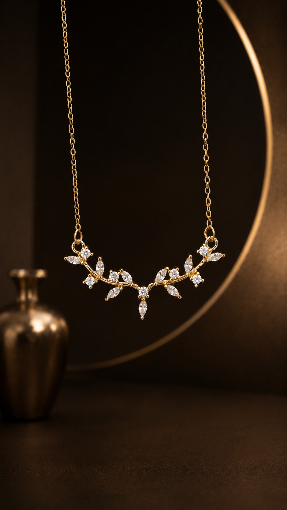 Crystal Bloom 316L Anti Tarnish Necklace