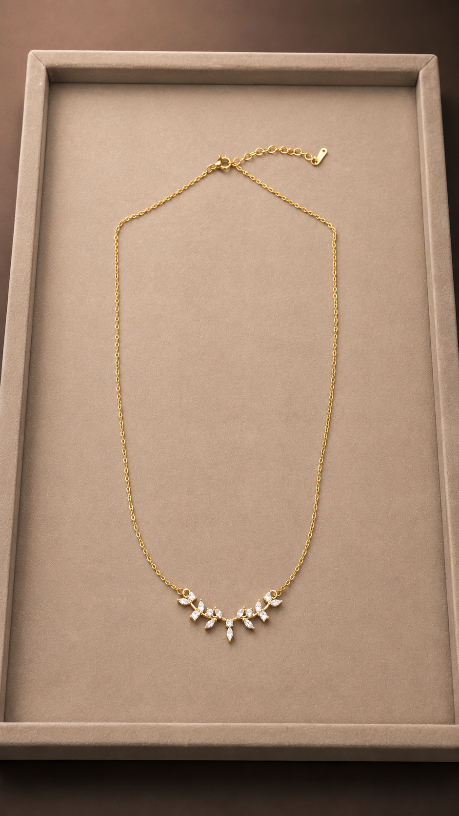 Crystal Bloom 316L Anti Tarnish Necklace