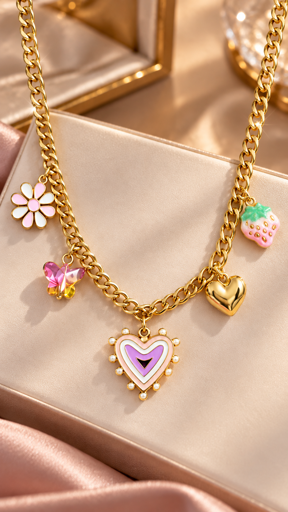Whimsy Charm 316L Anti-Tarnish Necklace