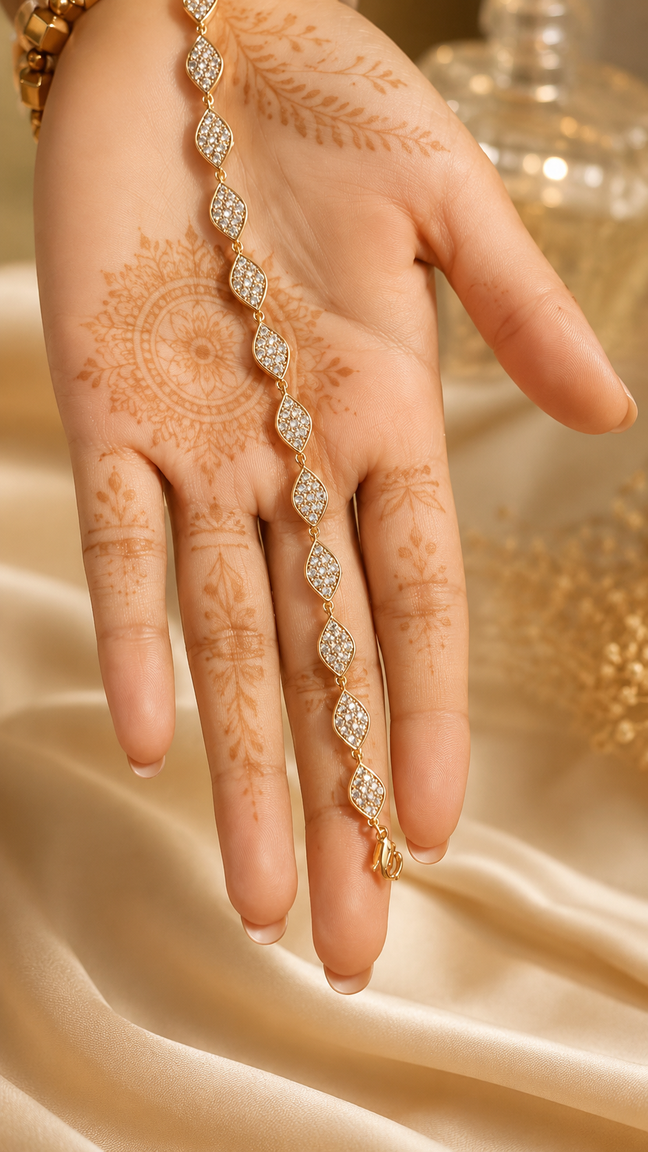 Lustra Leaf AD 316L Anti Tarnish Bracelet