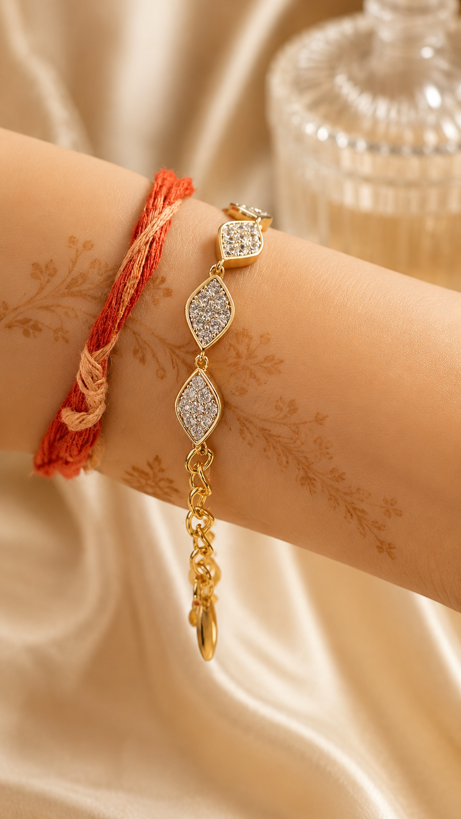 Lustra Leaf AD 316L Anti Tarnish Bracelet