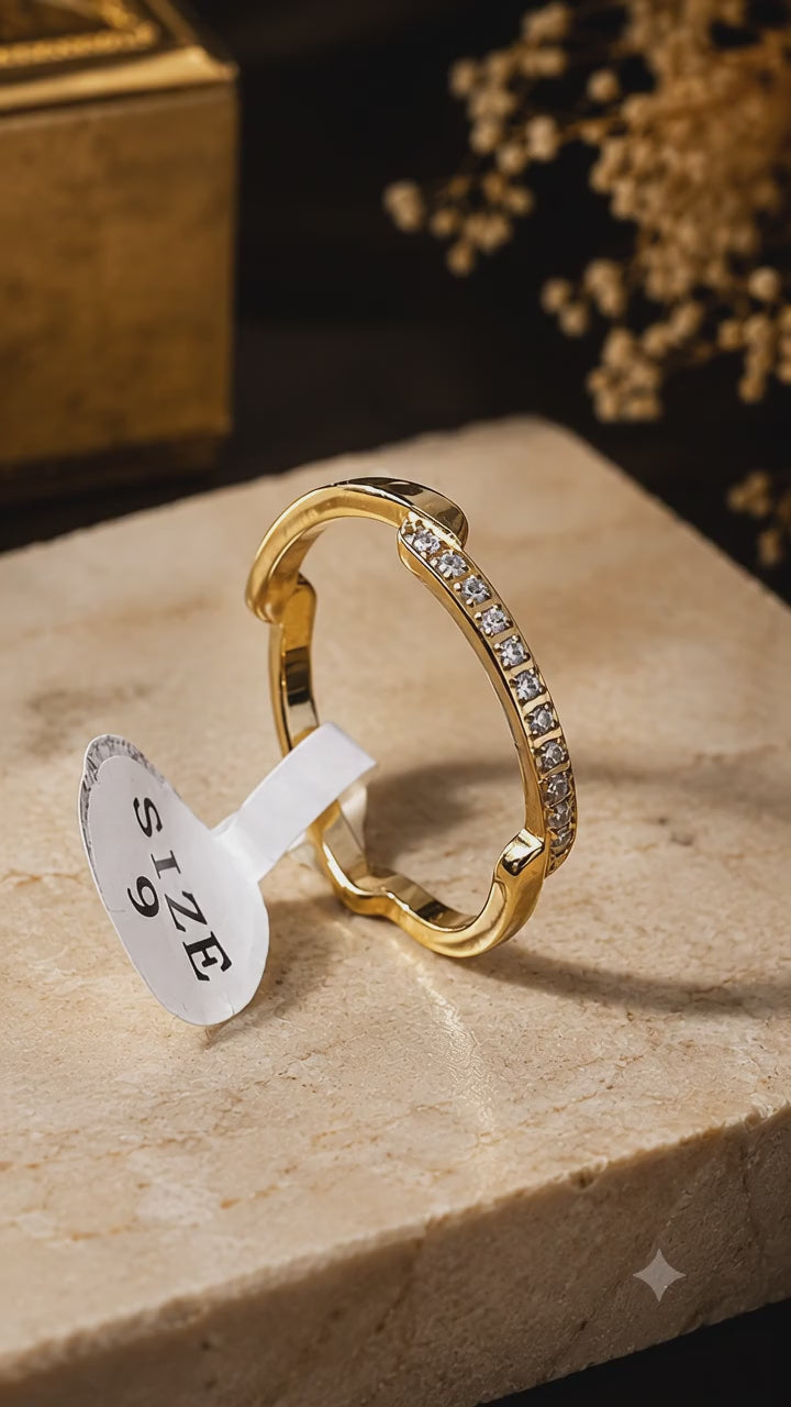 Serene Spark 316L AD Ring