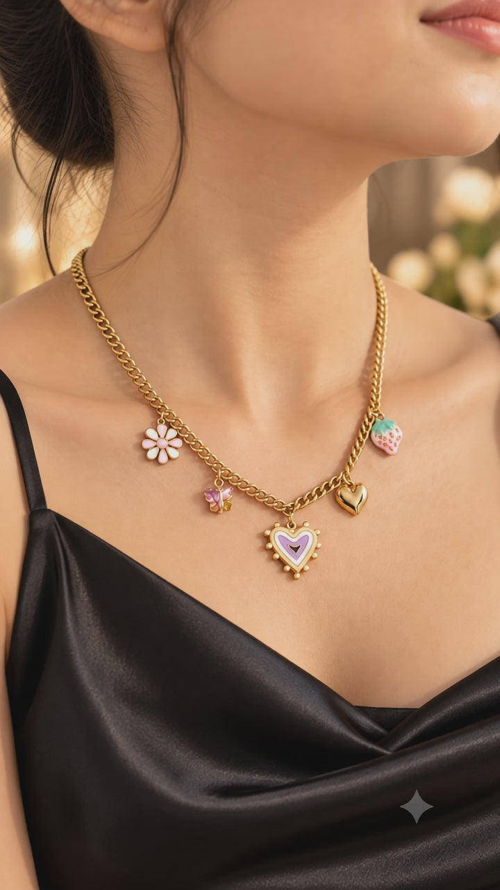 Whimsy Charm 316L Anti-Tarnish Necklace